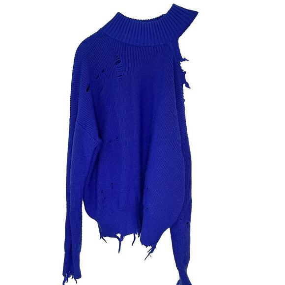 Lovers + Friends – Arlington Sweater (Cobalt Blue) – S - Picture 1 of 4